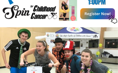 Spin for Childhood Cancer Event is BACK! Sun. Oct. 22nd